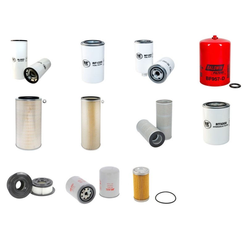 HYUNDAI R 320 LC Filter Service Kit w/Cummins LT10C Eng.