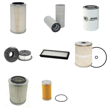 Filter Kit for Hyundai R320LC-3 with Hyundai Engine Engine