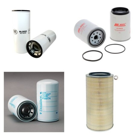 HYUNDAI R 320 LC-7A Filter Service Kit w/Cummins QSC8.3 Eng.   YR  2007-