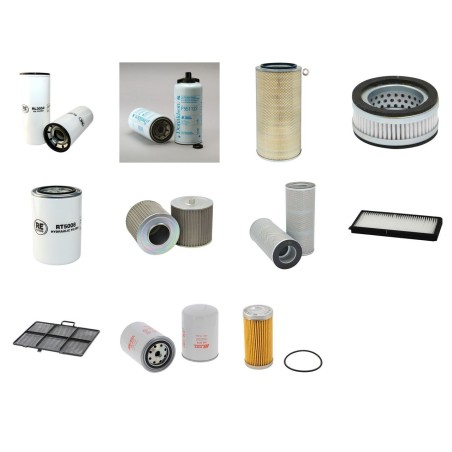 Filter Kit for Hyundai R360LC-7 with Cummins QSC8.3 Engine YR 2003 - 2007