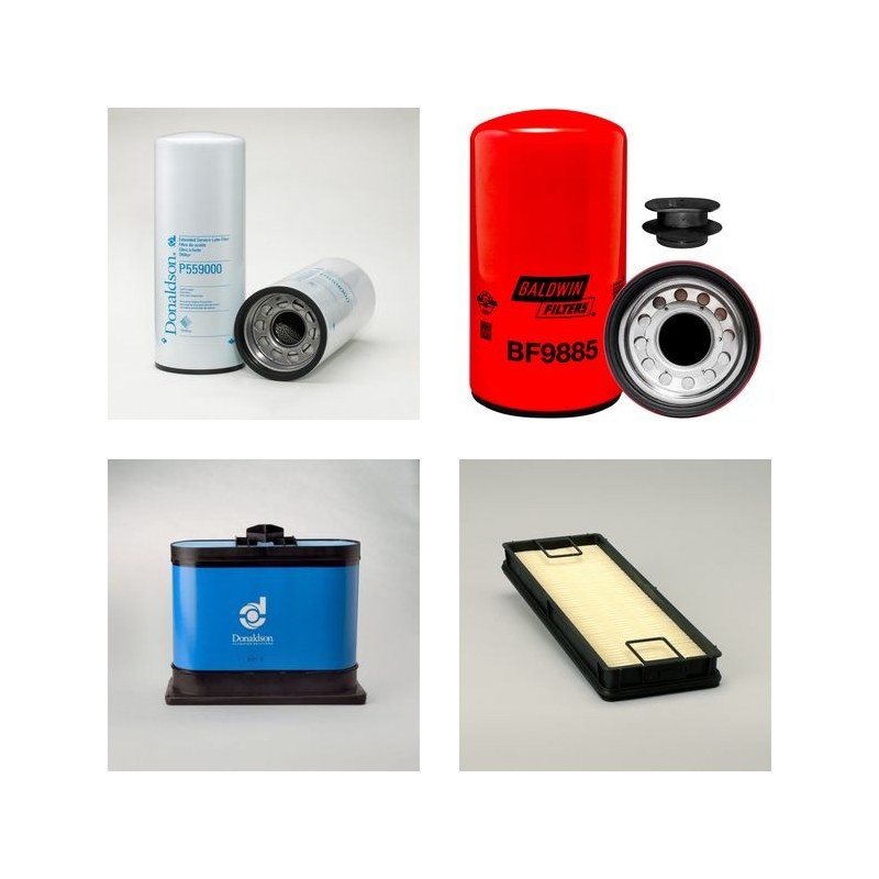 Filter Kit for Hyundai R480LC-9A with Cummins QSX 11.9 Engine YR 2013-