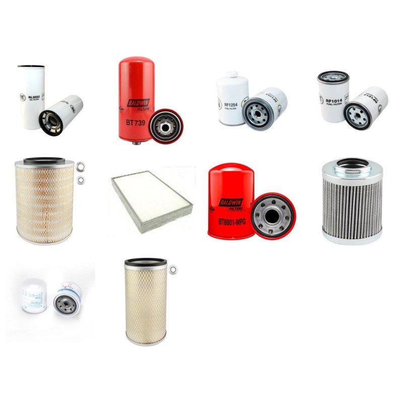 IHC-DRESSER (HOUGH) 355 Filter Service Kit w/Cummins FURUKAWA F683T Eng.