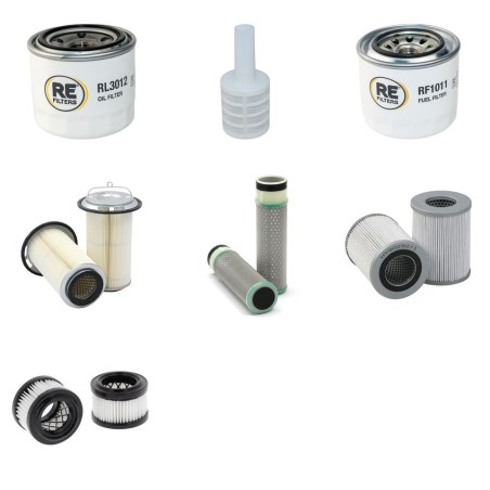 Filter kit for Case CX 50 B with Yanmar 4TNV88-XYB Engine  YR 2005-