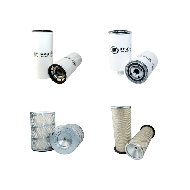 IHC-DRESSER (HOUGH) 650 E Filter Service Kit Air Oil Fuel Filters w/Cummins  Eng.