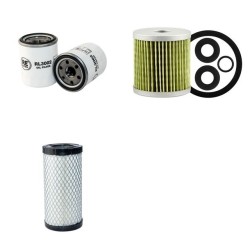 IHI IS 10 F Filter Service Kit Air Oil Fuel Filters w/ISUZU 3KAIPA05 Eng.