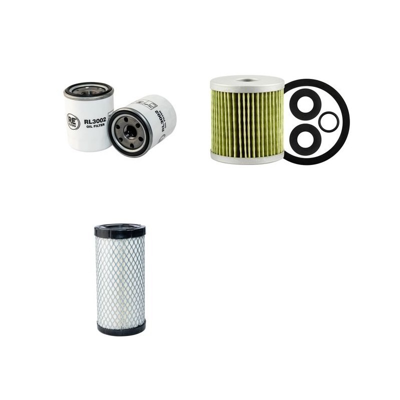 IHI IS 10 F Filter Service Kit Air Oil Fuel Filters w/ISUZU 3KAIPA05 Eng.