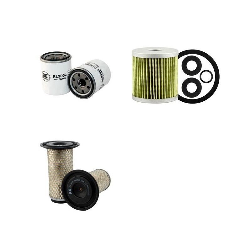 IHI 12 J Filter Service Kit Air Oil Fuel Filters