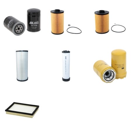 CASE POCLAIN CX 75 C SR Filter Service Kit with Isuzu Ap-4Le2X Eng 2015