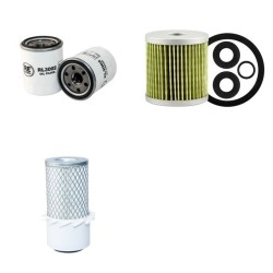 IHI 14 PX Filter Service Kit Air Oil Fuel Filters w/ISUZU 3KB1 Eng.