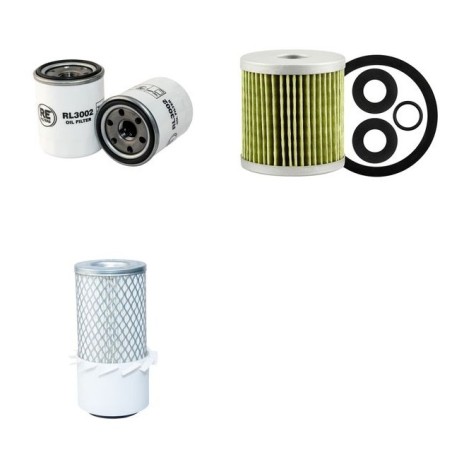 IHI 14 PX Filter Service Kit Air Oil Fuel Filters w/ISUZU 3KB1 Eng.