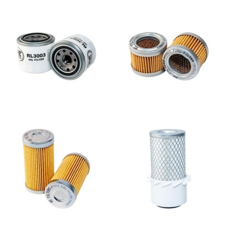 IHI 20 JX Filter Service Kit Air Oil Fuel Filters w/ISUZU Eng.
