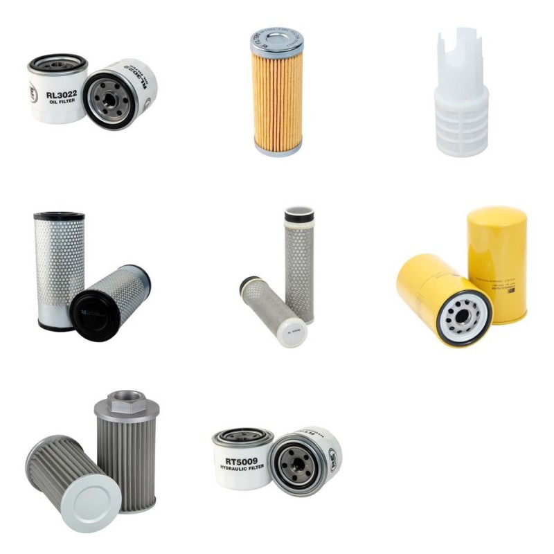 IHI 27 V4 Filter Service Kit w/3 Zyl. Shibaura S773L-C Eng.