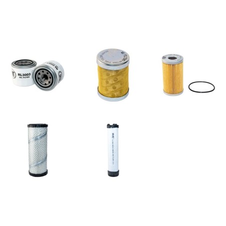 IHI 28 N Filter Service Kit Air Oil Fuel Filters   SN  double