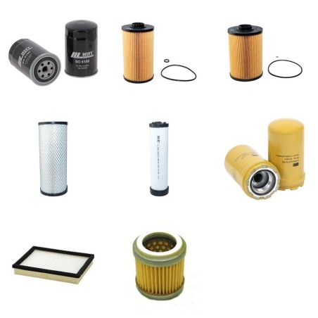 Filter kit for Case CX 80 C with Isuzu Engine  YR 2015