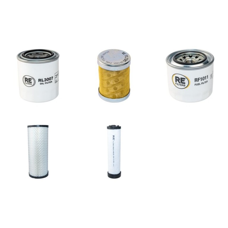 IHI 55 N Filter Service Kit Air Oil Fuel Filters w/Yanmar 4TNE 94EIK Eng.