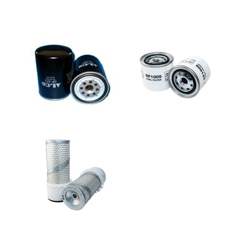 IHI 75 F Filter Service Kit Air Oil Fuel Filters w/ISUZU 4JB1PA06 Eng.