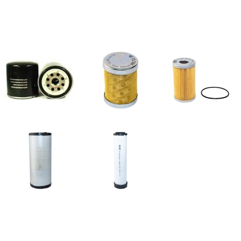 IHI 80 VX Filter Service Kit Air Oil Fuel Filters w/ISUZU AA-4JG1-PAA Eng.   YR  2008-