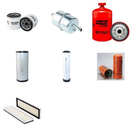 CASE SR 130 Filter Service Kit w/CNH ISM844L Eng.   YR  2014