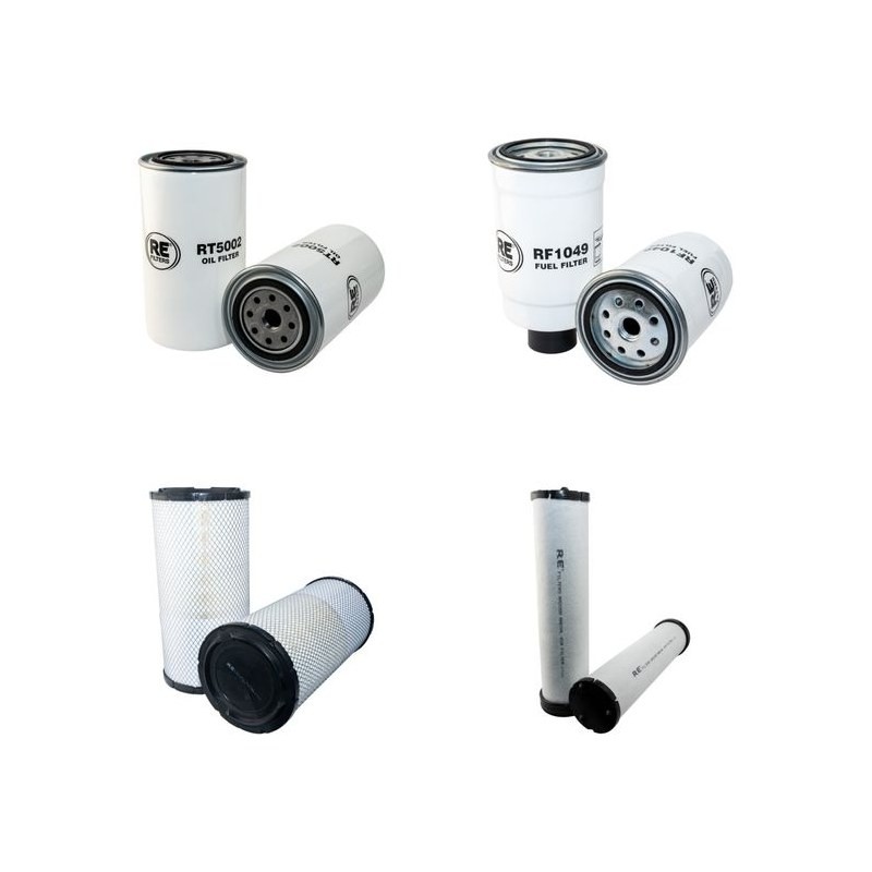 IHIMER BOXER 111 Filter Service Kit Air Oil Fuel Filters w/Perkins 1006-6 Eng.