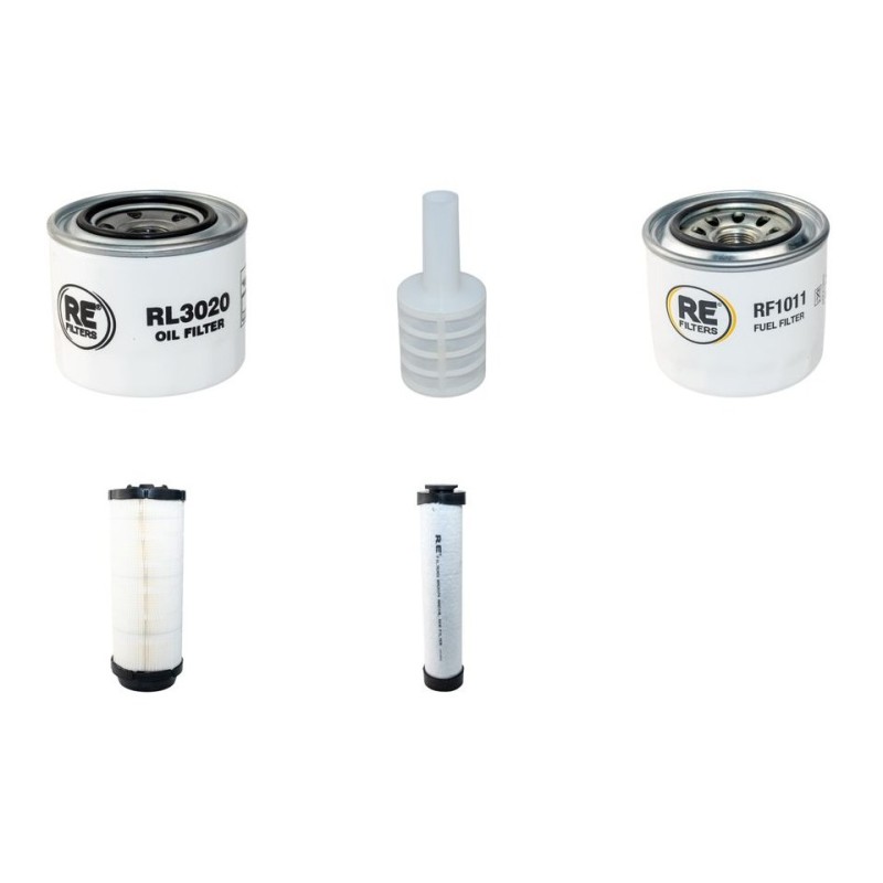 IHIMER M2026 Filter Service Kit Air Oil Fuel Filters w/Yanmar 3TNV88 Eng.