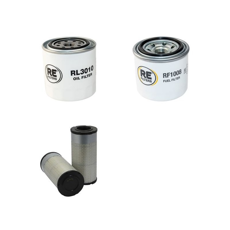 IHIMER 60 V4 Filter Service Kit Air Oil Fuel Filters w/Kubota V2403 Eng.