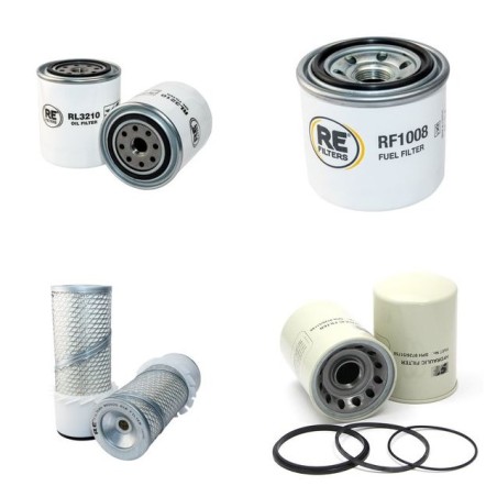 INGERSOLL RAND 340T Compressor Filter Service Kit w/ Kubota D 1402 Eng.