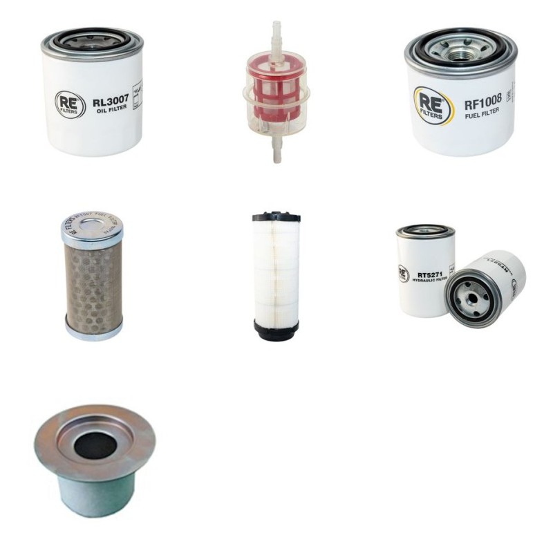 INGERSOLL RAND 7/20 Compressor Filter Service Kit w/ Kubota D 1005 Eng.