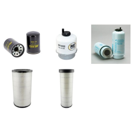 INGERSOLL RAND G160 Filter Service Kit w/ JOHN DEERE 6068HF279A Eng. Year 2008-