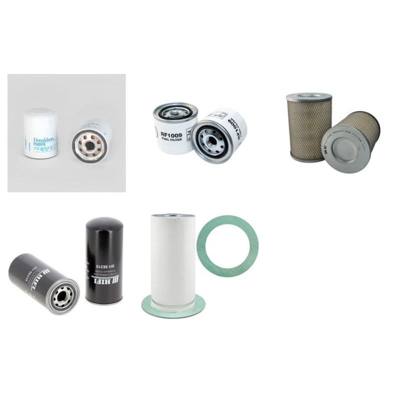 INGERSOLL RAND P 70 P Compressor Filter Service Kit w/ Perkins KD50493J Eng.