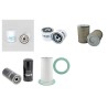 INGERSOLL RAND P 70 P Compressor Filter Service Kit w/ Perkins KD50493J Eng.