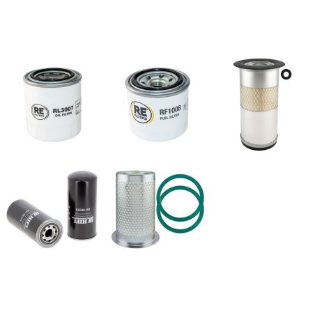 INGERSOLL RAND P 70 WK Filter Service Kit w/Kubota D1105B Eng.