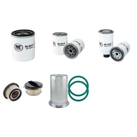 INGERSOLL RAND P 75 W Compressor Filter Service Kit w/ Lombardini 9LD561/2 Eng.