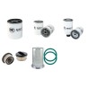 INGERSOLL RAND P 75 W Compressor Filter Service Kit w/ Lombardini 9LD561/2 Eng.