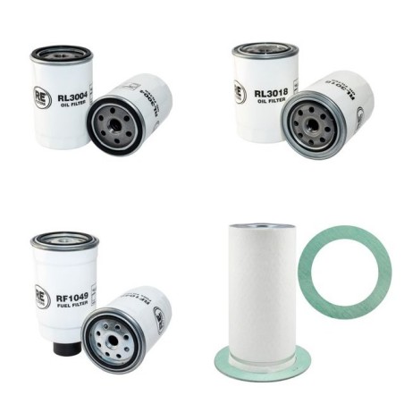 INGERSOLL RAND P 125 S/WD Compressor Filter Service Kit w/ Deutz F2L511D Eng.