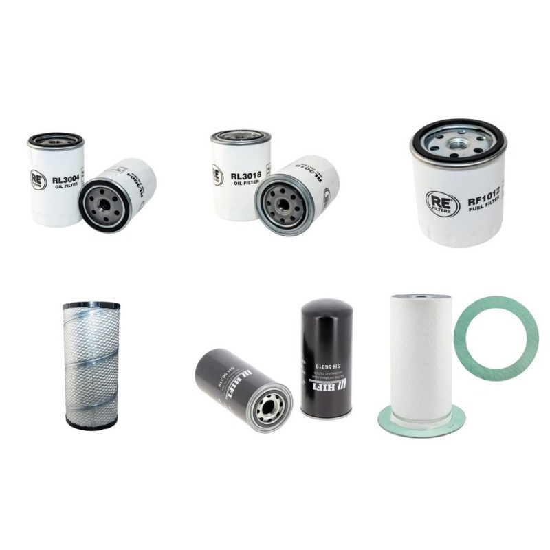 INGERSOLL RAND P 130 SD/WD Filter Service Kit w/Deutz F3L1011 Eng.