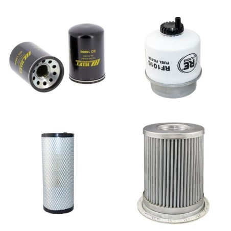 INGERSOLL RAND P 250 CWJD Filter Service Kit w/JOHN DEERE 4045D Eng.