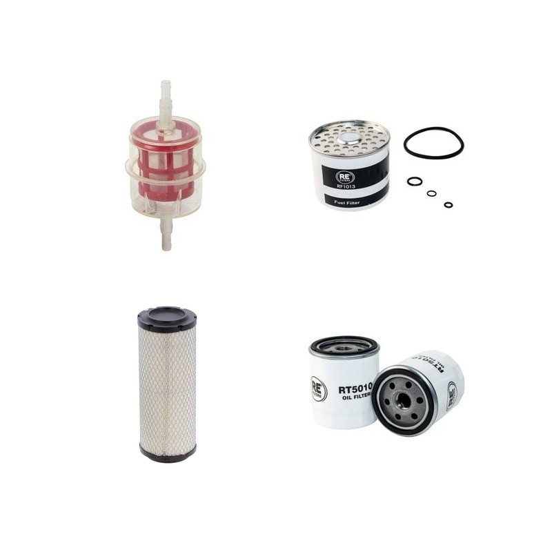 INTRAC L 340 Filter Service Kit Air Oil Fuel Filters w/Perkins BH3XL2 Eng.