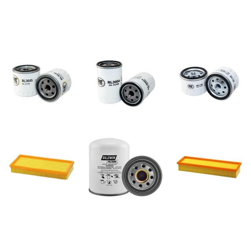 IRMER + ELZE IRMAIR 2.5W Filter Service Kit w/Lombardini LDW 1204 Eng.