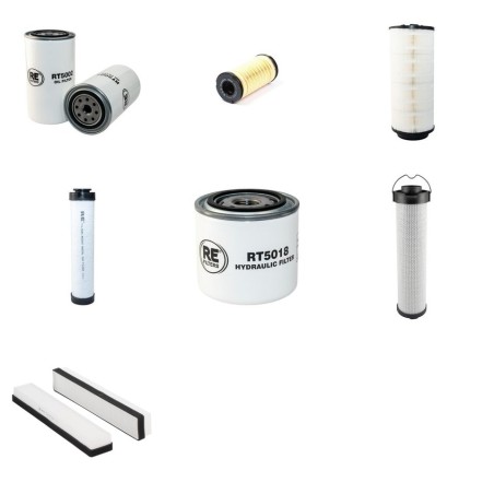Filter Kit for JCB 3CX4RM with Perkins Turbo Engine Year 2005-
