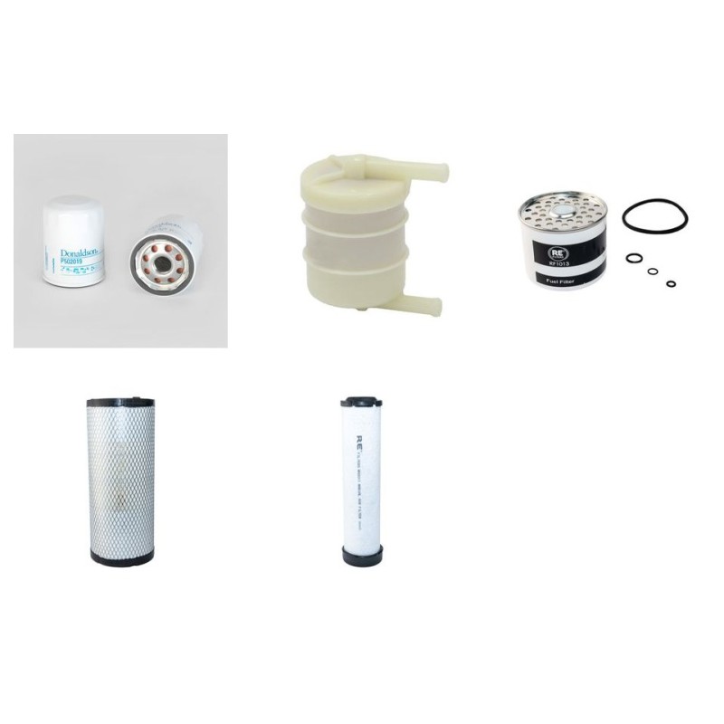 JCB ROBOT 160 Filter Service Kit w/Perkins Eng. Air, Oil, Fuel Filters