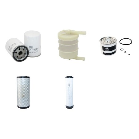 Filter Kit for JCB Robot 170 Air Oil Fuel Filters with Perkins Engine Year 1996-