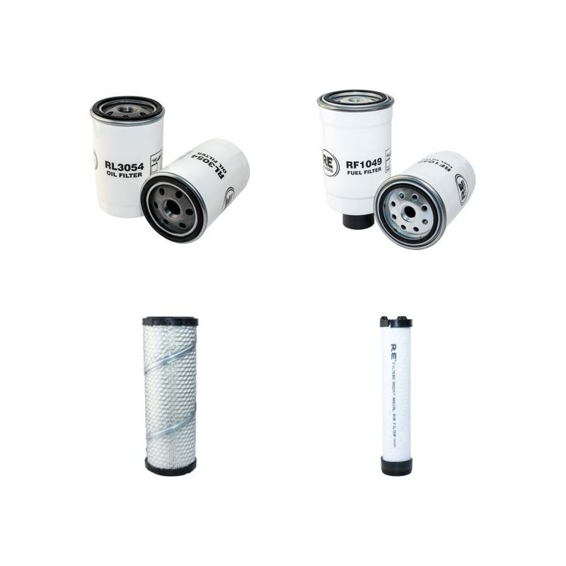 JCB 403 Filter Service Kit Air Oil Fuel Filters w/KOHLER Eng.   YR  2008-