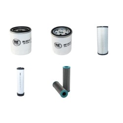 JCB 406ZX Filter Service Kit w/Deutz F 4L2011 Eng. 2005-2013