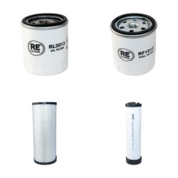 JCB 406ZX Filter Service Kit Air Oil Fuel Filters with Deutz