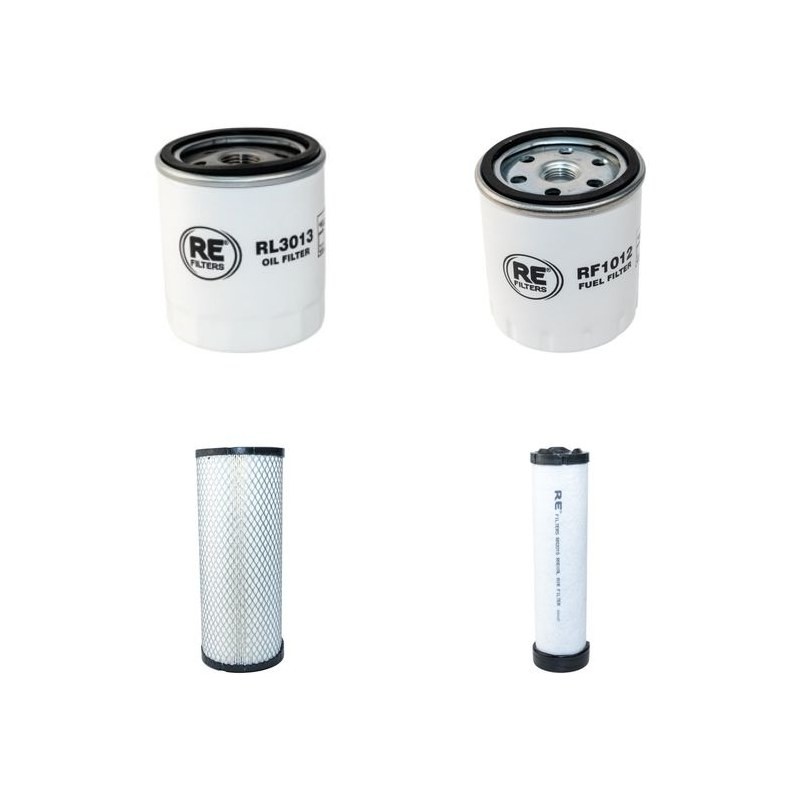 Filter Kit for JCB 406ZX Air Oil Fuel Filters with Deutz F4L2011 Engine Year 2005-2013