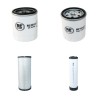 JCB 406 ZX Filter Service Kit Air Oil Fuel Filters w/Deutz F4L2011 Eng.   YR  2005-2013