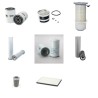 JCB 416 Filter Service Kit w/Perkins Eng.
