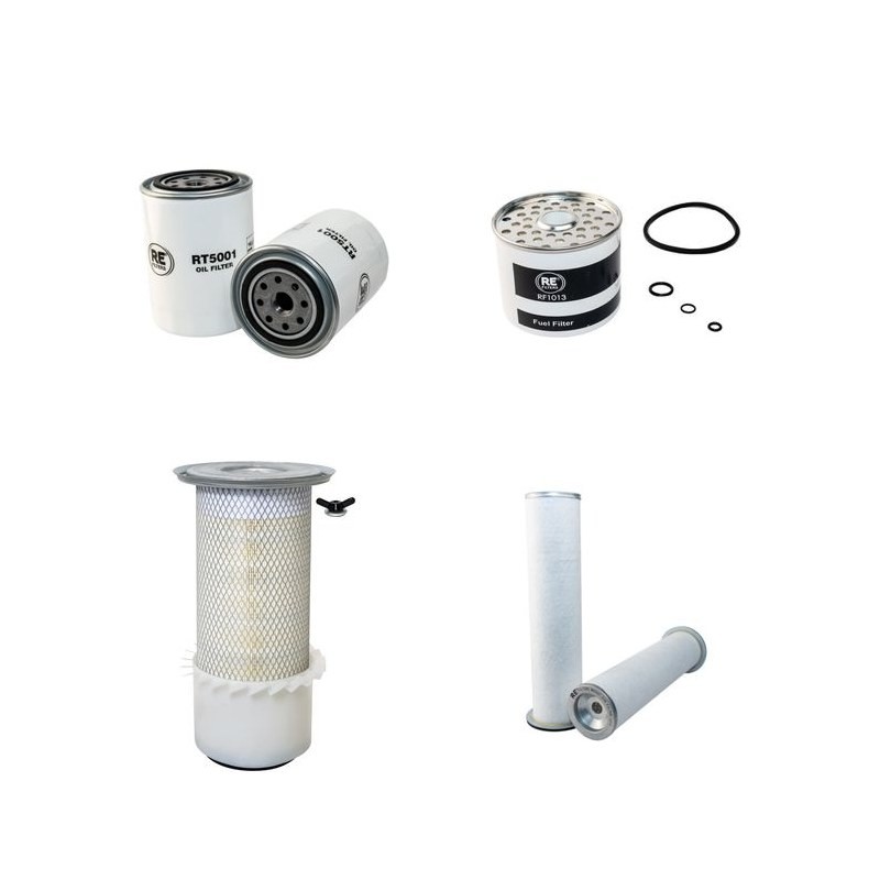 Filter Kit for JCB 416 with Perkins Engine Air, Oil, Fuel Filters