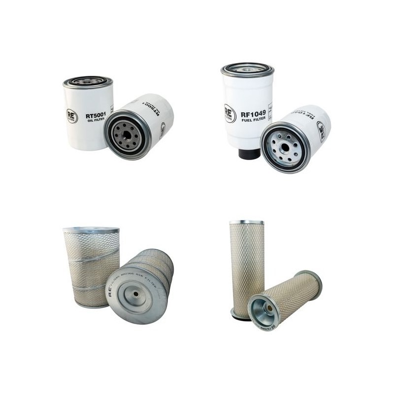 JCB 426 Filter Service Kit Air Oil Fuel Filters w/Perkins 1006.6 Eng.