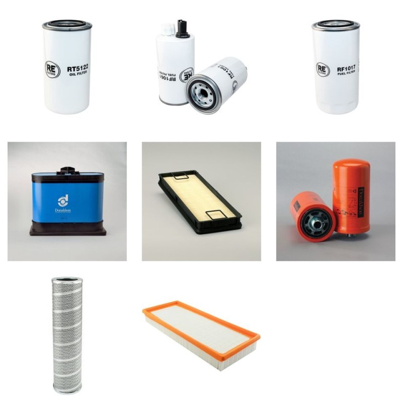 JCB 427 HT/ZX Filter Service Kit w/Cummins QSB 6.7 Eng.